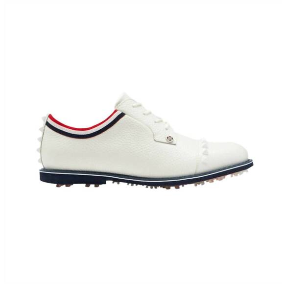 G/FORE Shoes - NEW G/FORE women's grosgrain stud cap toe shoe in white red